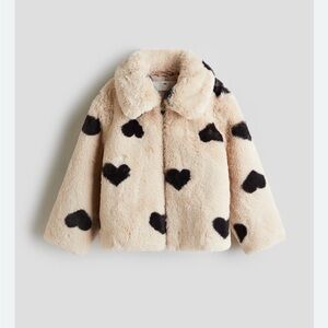 H&M FLUFFY JACKET size 9 months